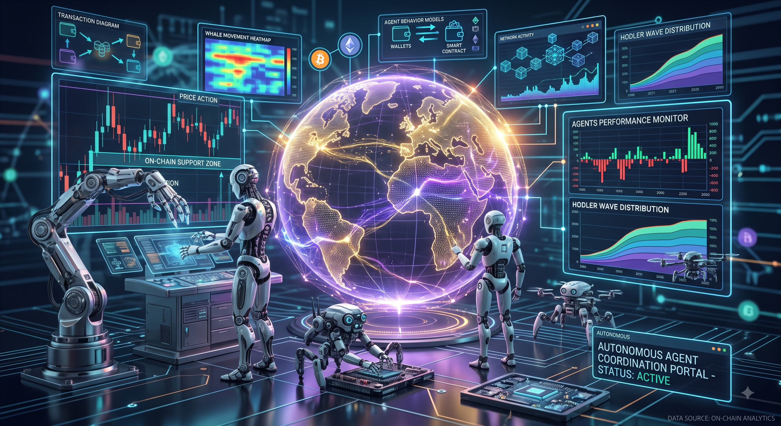 Representação visual de Agentes Autônomos de Inteligência Artificial